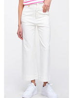 Soft Washed High-Rise Jeans - White