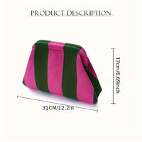 The Emma Clutch - Pink/Green