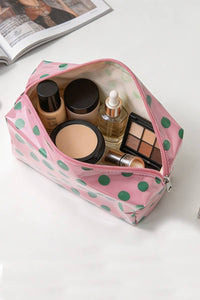 Polka Dot Cosmetic Bag - Ivory