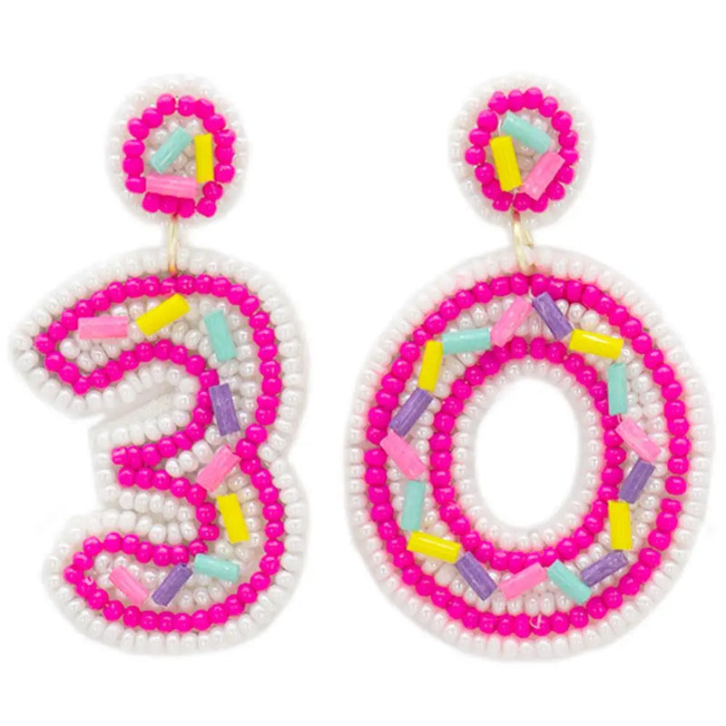 30th Birthday Earrings