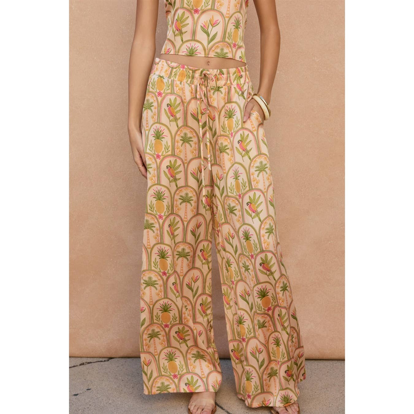 The Tropics Satin Pants