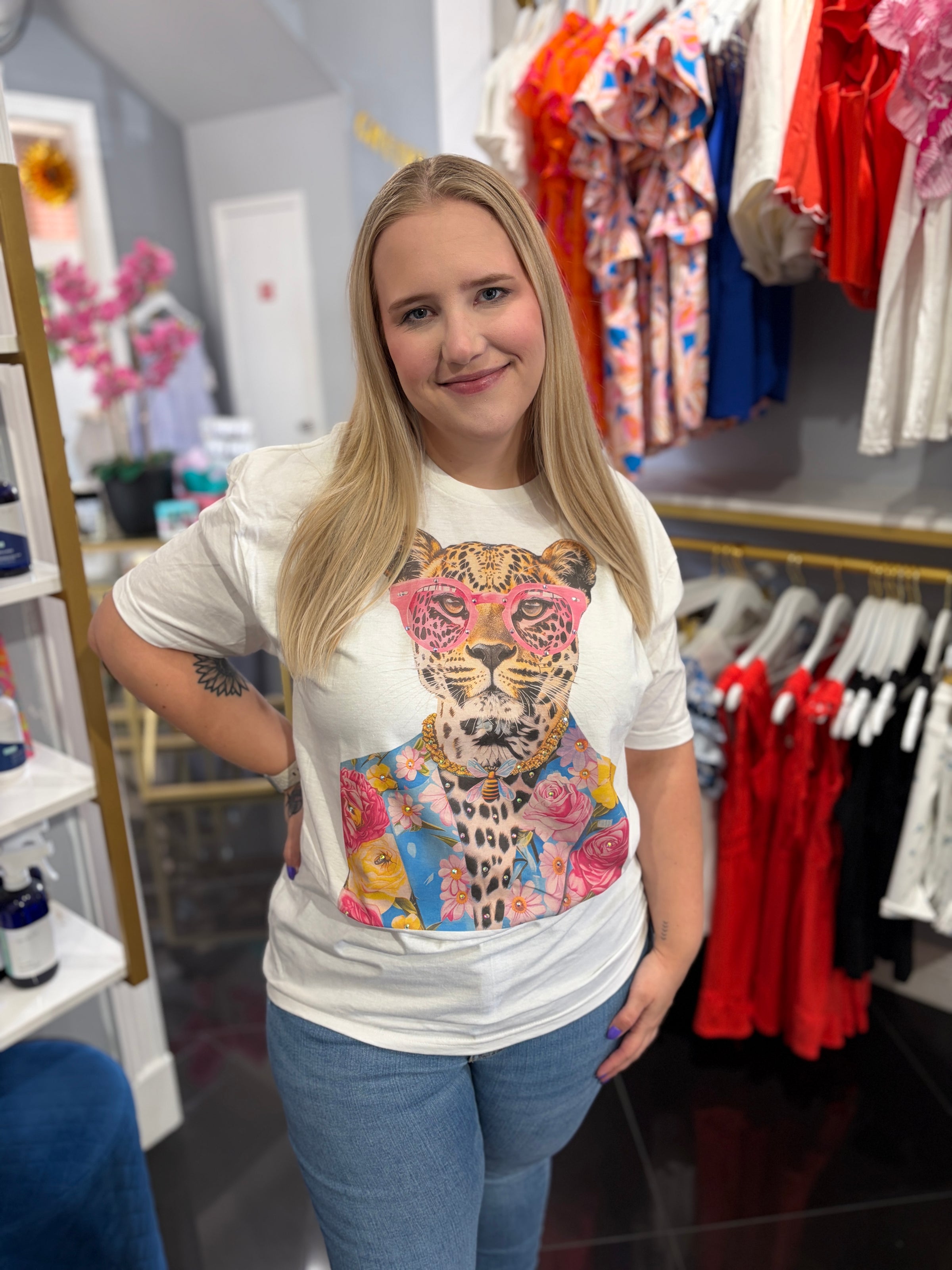 Leopard Graphic Tee