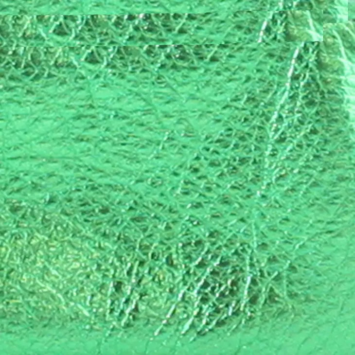 The Metallic Carter Wristlet - Emerald