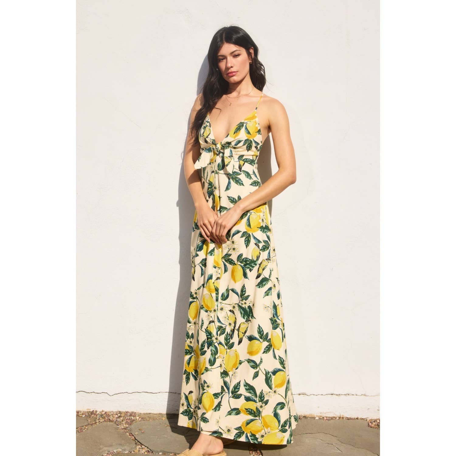 Vintage Lemonade Maxi Dress