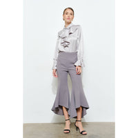 Sasha Bell Sleeve Blouse - Silver