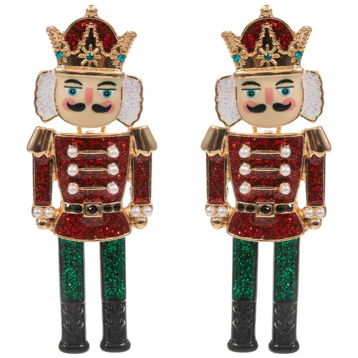 Nutcracker Earrings - Red