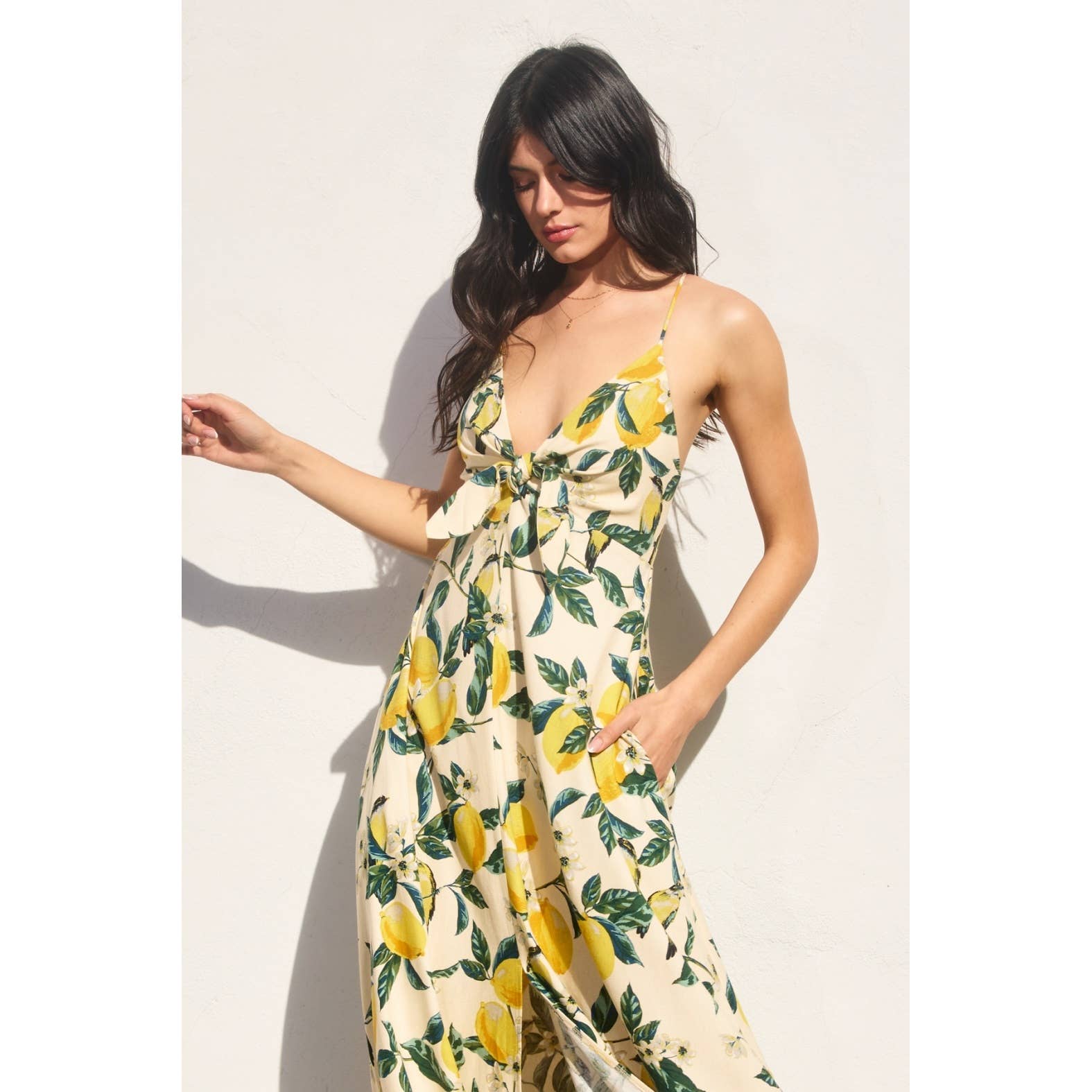 Vintage Lemonade Maxi Dress