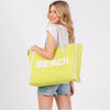 Beach Tote - Lime