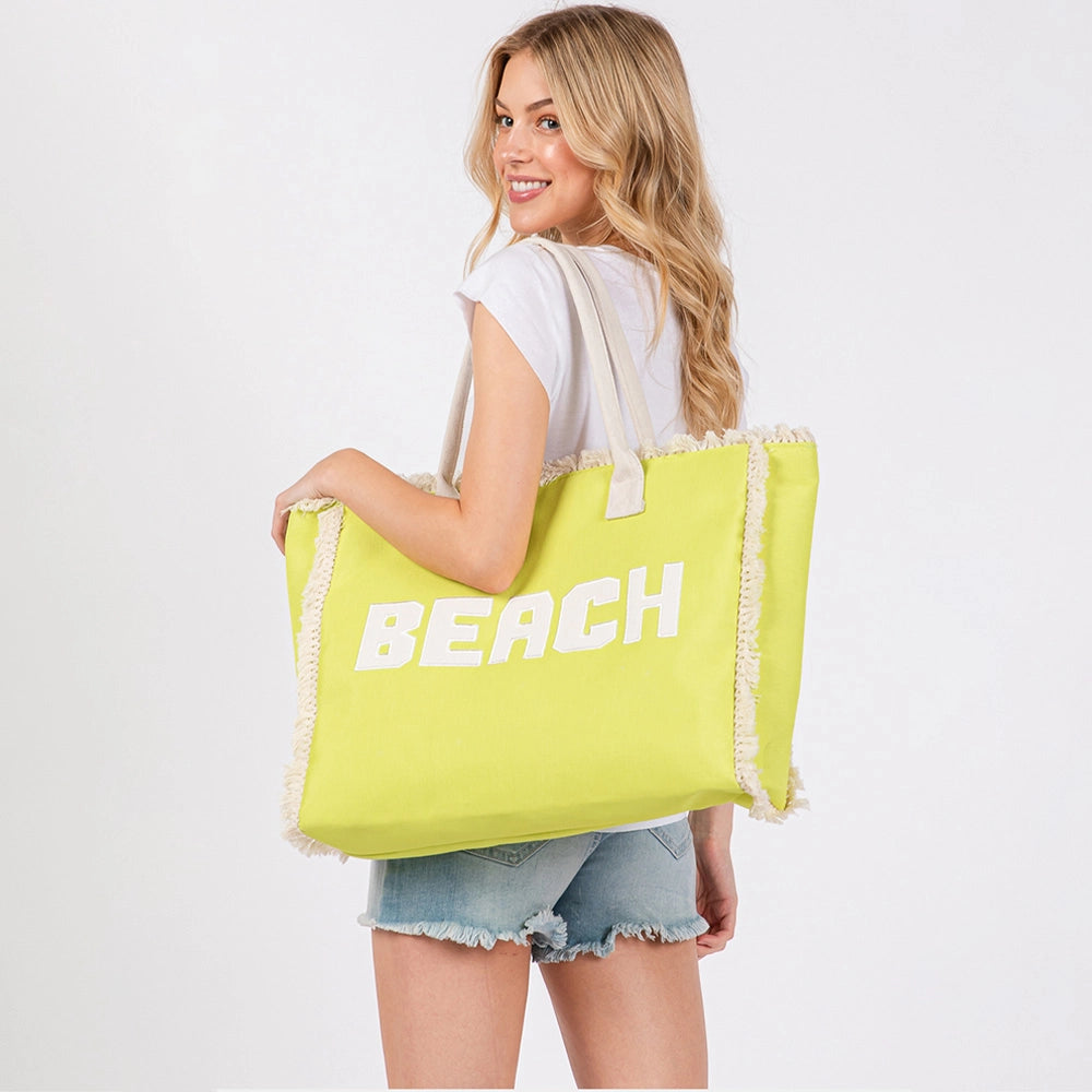 Beach Tote - Lime