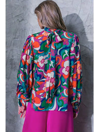 Floral Woven Top