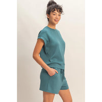 On The Go Shorts - Dark Teal