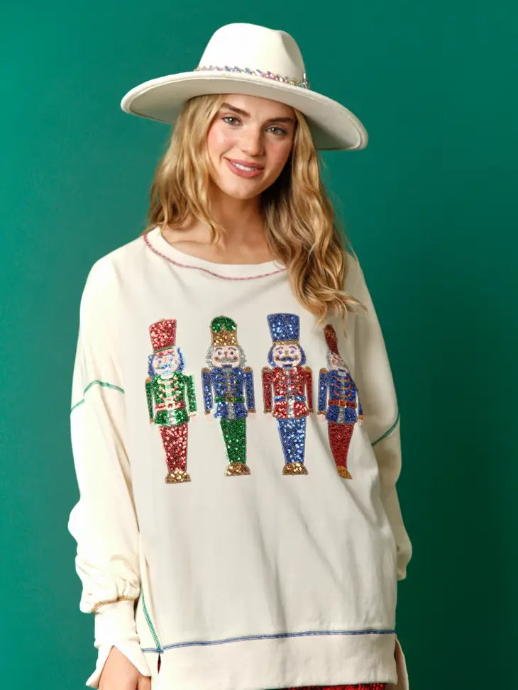 Oversized Nutcracker Sweater