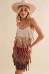 Wesley Studded Fringe Dress - Rodeo