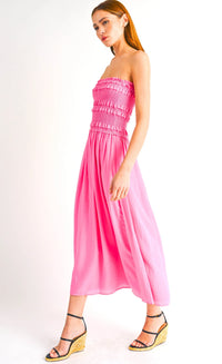 Diana Midi Dress - Pink