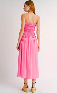 Diana Midi Dress - Pink