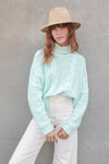 Turtleneck Sweater - Mint