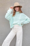 Turtleneck Sweater - Mint