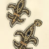 Fleur De Lis Beaded Earrings Mardi Gras