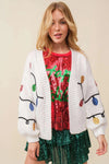 Christmas Cardigan - Sequin Lights