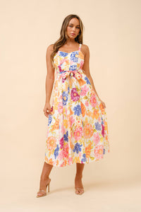 Sweetheart Floral Maxi Dress