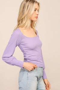 Lavender Knit Blouse