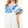 Santorini Tiered Embroidered Dress