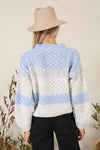 Chunky Knit Sweater - Blue