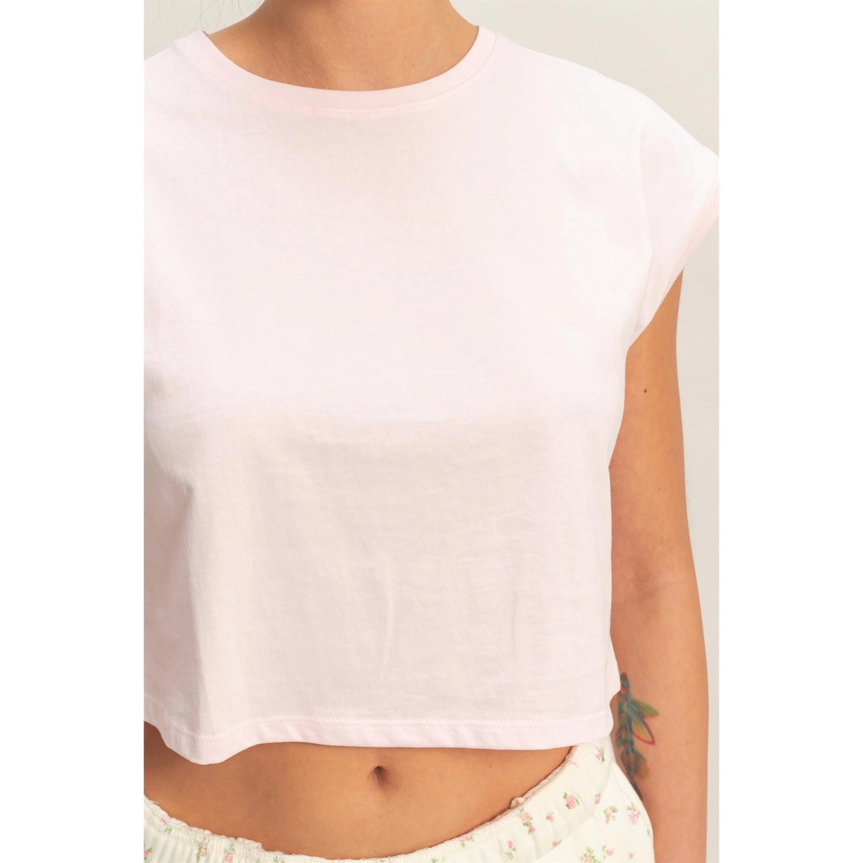 Classic Crew Neck - Soft Pink