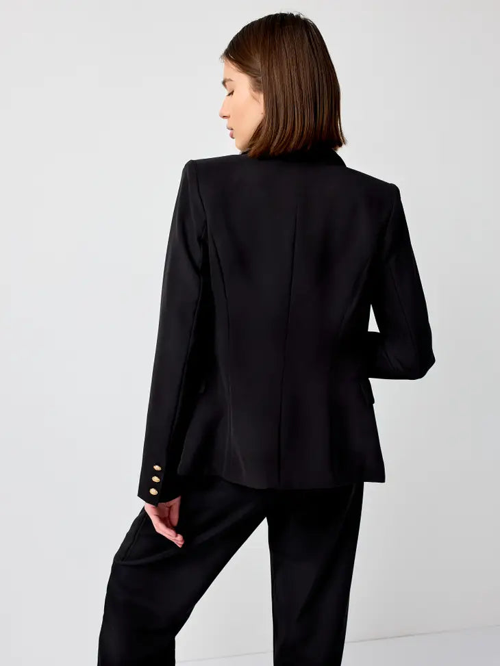 Natasha Fitted Blazer - Black