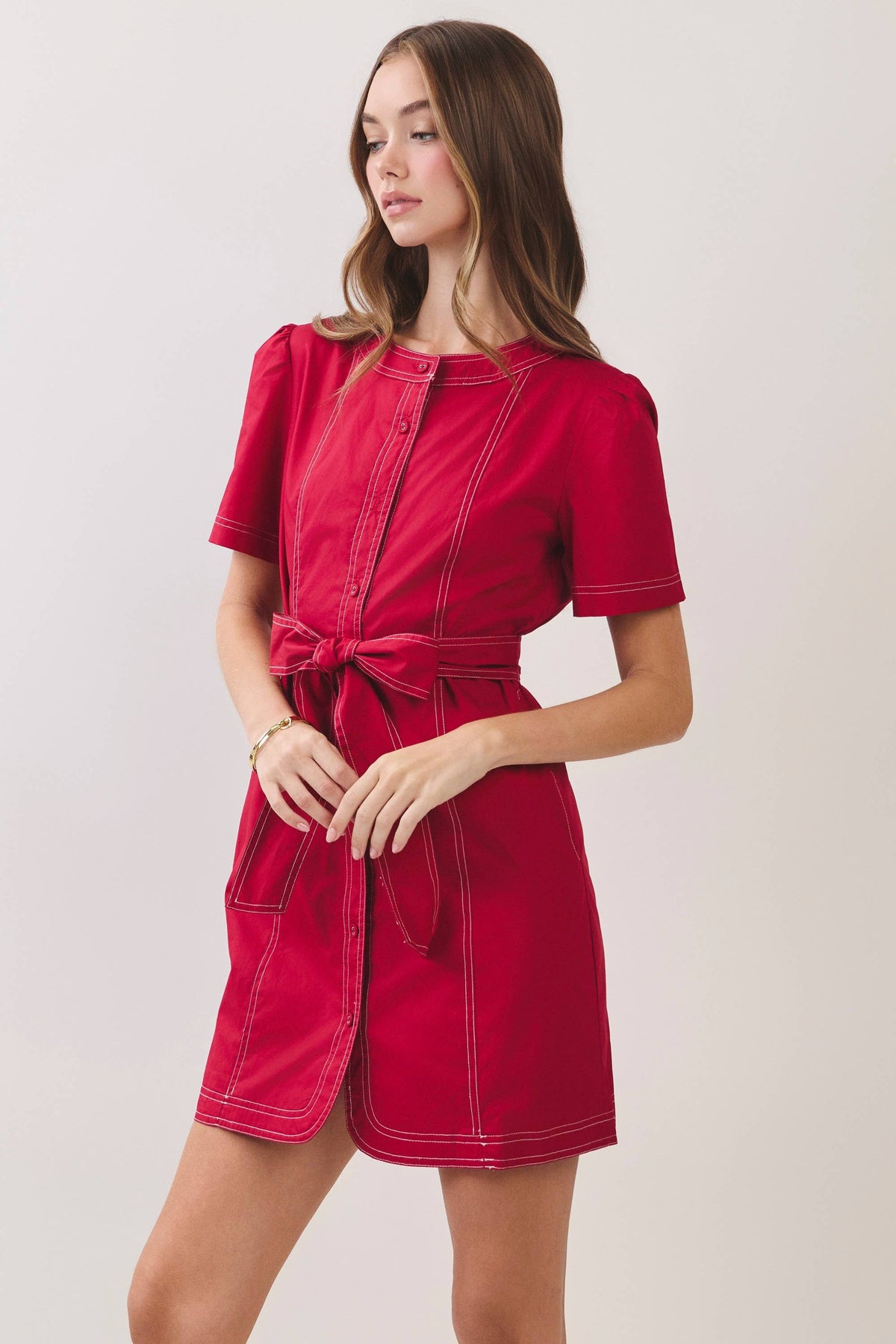 Sadie Mini Dress - Red