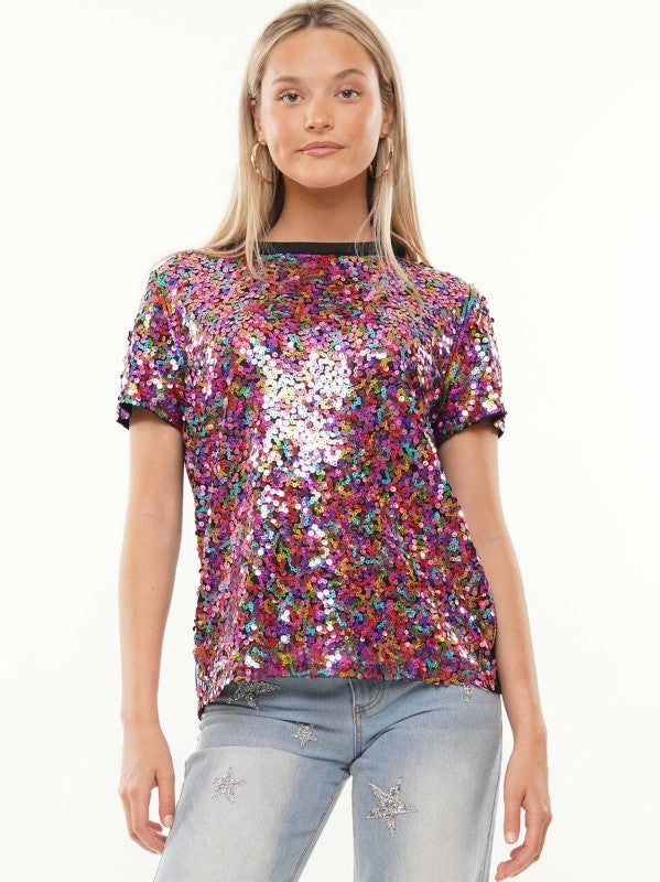 Sequin Top - Multi