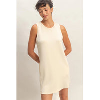 On The Go Mini Dress - Alpaca