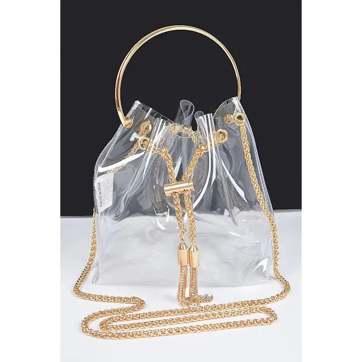 The Bucket Bag Crossbody - Gold