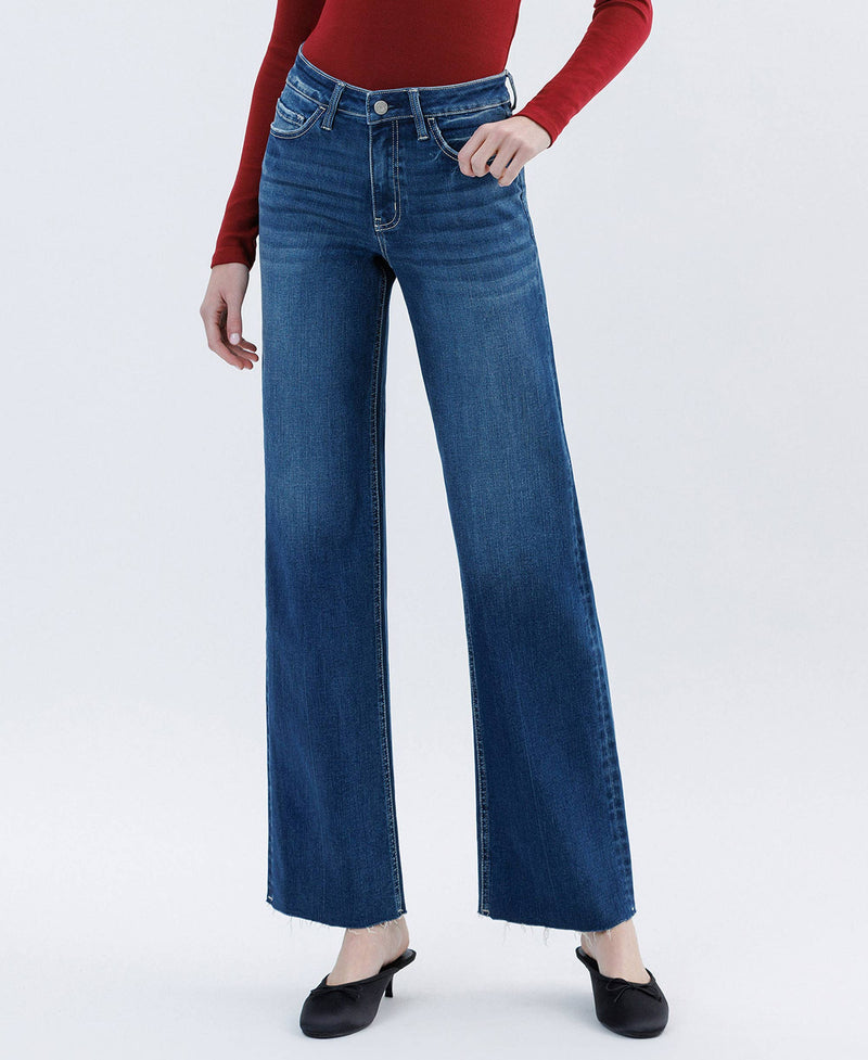 Festival Wide Leg Jeans - Dark Wash