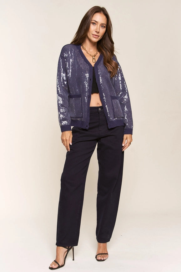 Sequined Cardigan
