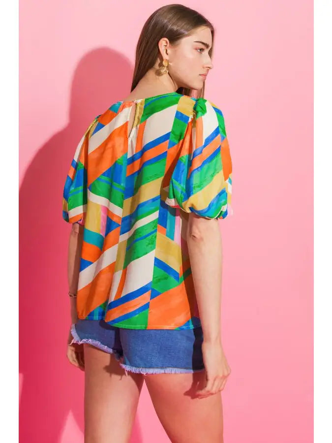 Puff Sleeve Blouse
