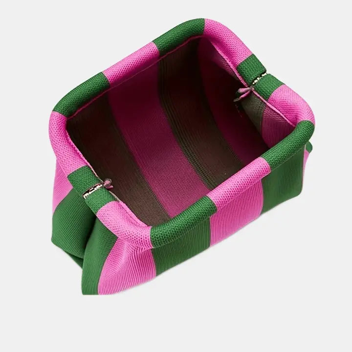 The Emma Clutch - Pink/Green