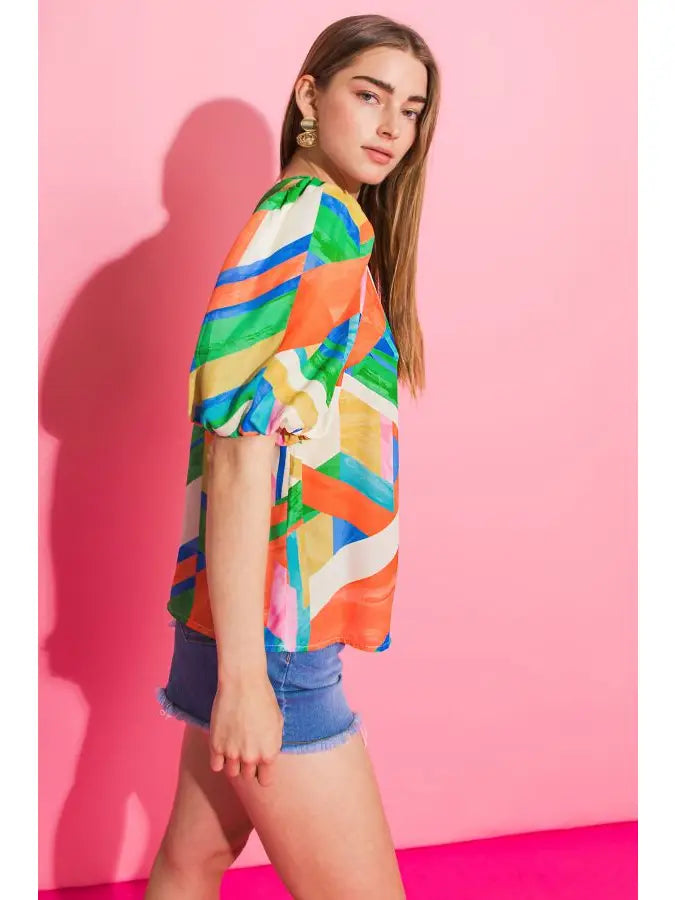 Puff Sleeve Blouse