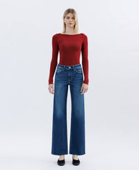 Festival Wide Leg Jeans - Dark Wash