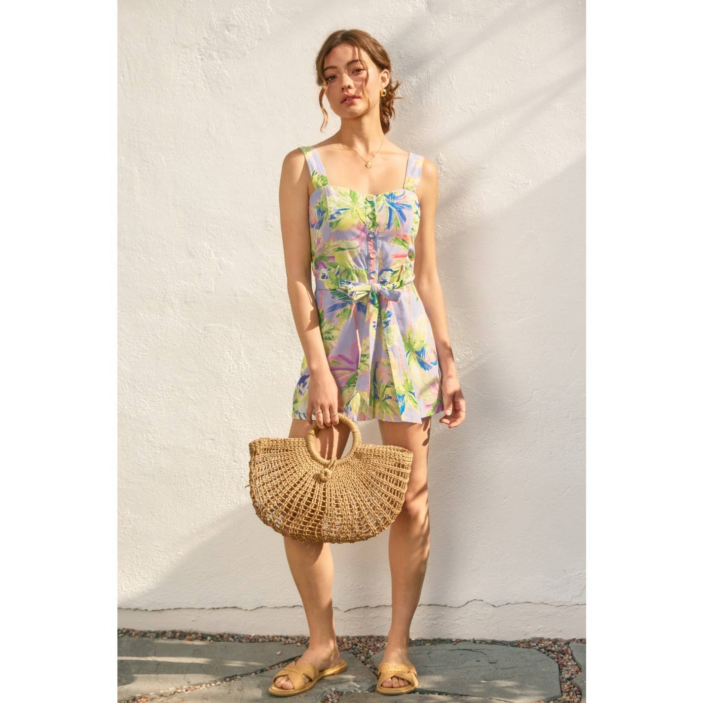 Floral Radiance Romper