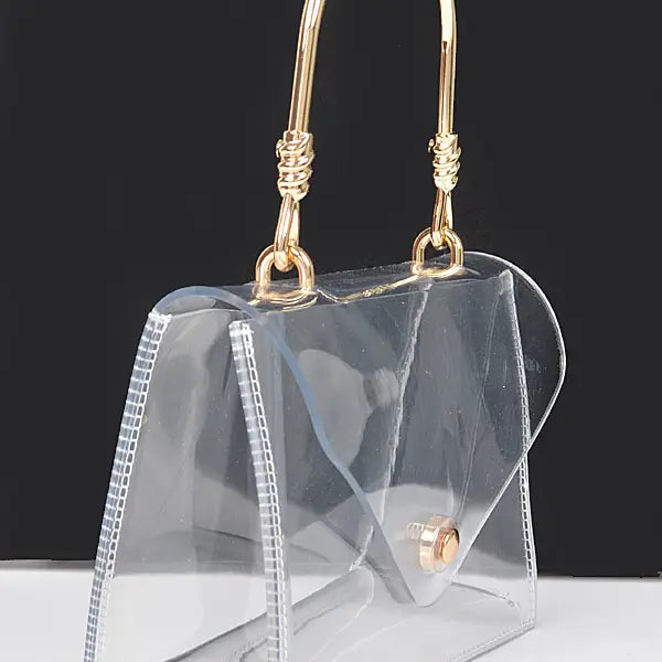 The Clear Bag - Gold Handle