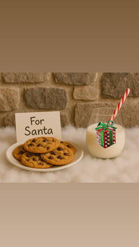 Present Holiday Jeweled Stemless Wine Glass