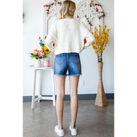 Heart On Your Sleeve Cardigan - White