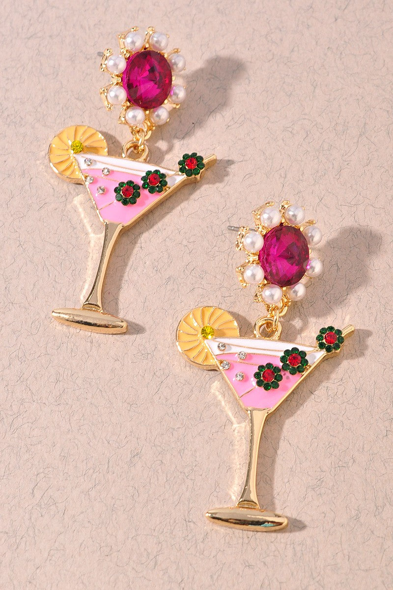Tini Time Earrings - Pink