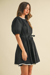 Elaine Mini Dress - Black