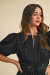 Elaine Mini Dress - Black