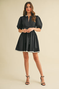 Elaine Mini Dress - Black