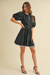 Elaine Mini Dress - Black