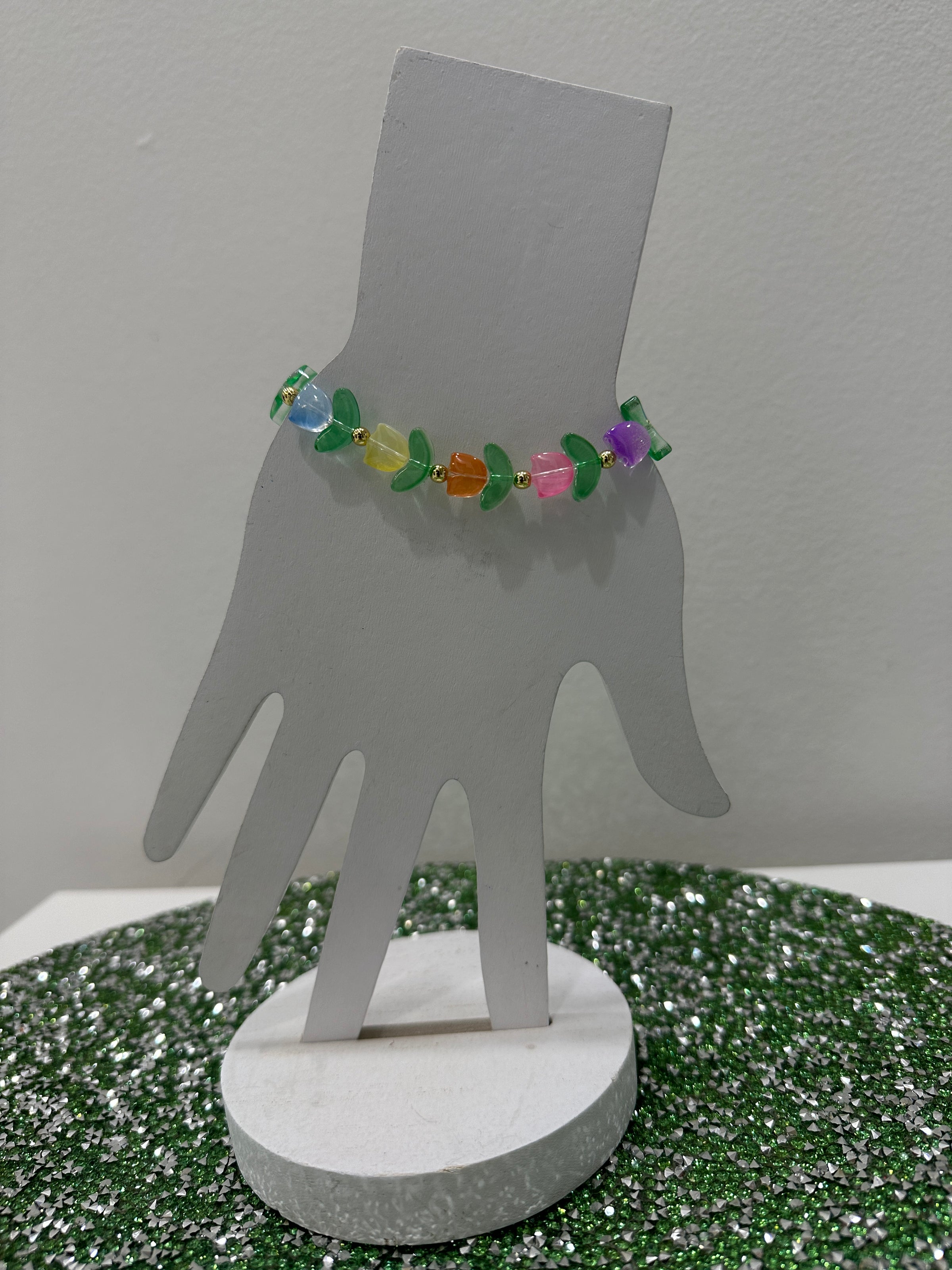 Tulip Beaded Bracelet
