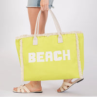 Beach Tote - Lime